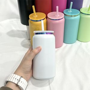 Novo 16oz <span class=keywords><strong>Rainbow</strong></span> Plate Powder Coat Copo Copo De Aço Inoxidável Colorido <span class=keywords><strong>Rainbow</strong></span> Plate Cup - Product Image 4