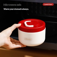 Boîte à lunch isotherme portable en acier inoxydable 304 à double compartiment, qualité alimentaire, isolation sous vide 24h, anti-fuite et compatible micro-ondes