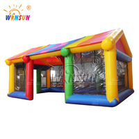 Winsun Nouveau design Tente gonflable de fête pub club commerciale transparente colorée personnalisée