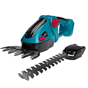 ATO A8383 2 em 1 Grama Hedge Shears Cordless Hedge Trimmer Ferramentas Manuais SK5 Aço Elétrico Jardim Mini Hedge Trimmer Ferramentas