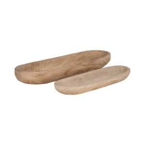 Ciotola ovale in legno per tavolino da caffè e piano cucina, vassoio decorativo moderno, centrotavola, complemento d'arredo per la casa - Product Image 2