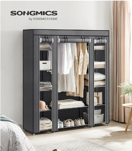 Armario y armario portátil para dormitorio cubierta de tela no tejida para perchero bolsa de almacenamiento de <span class=keywords><strong>ropa</strong></span> - Product Image 2