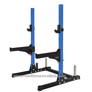 Estante de sentadillas para gimnasio comercial, accesorio de estante de energía, Perno rojo, puntero, brazos de seguridad - Product Image 3