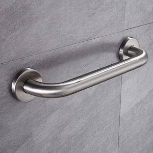 Stainless Steel <b>Grab</b> <b>Bar</b> 38cm 32mm Diameter Wall Mounted For Bathroom Safety Support - Product Image 2