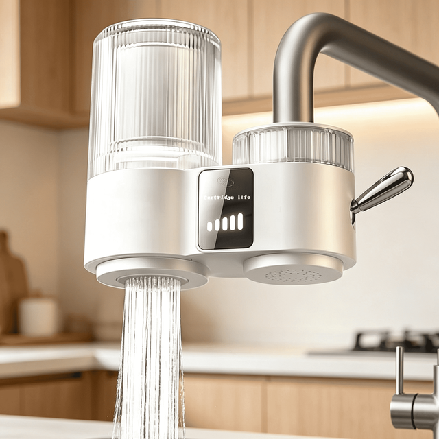 Digital Display Tap Water Purifier, Real-time Filter Household Kitchen Faucet Water Filter For Washing Fruits Vegetables