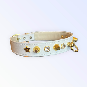 Moderno lusso TD Popstar con borchie collare in lega elegante guinzaglio per cani e gatti personalizzato con decorazione rivetto per camminare