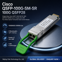 Module transceiver optique QSFP-100G-SM-SR CWDM4 Lite LC Duplex 2km SMF 100G SM SR pour interconnexion de centre de données - Garantie 1 an