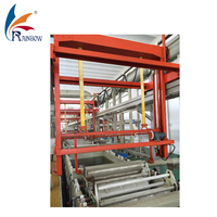 Machine contrôlée automatique, ligne de production de fil galvanisé par trempage à chaud pour fil d'acier
