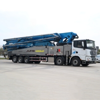 Pompe à béton sur camion JIUHE 70m, véhicule pompe à béton, camion-pompe à béton pour travaux de construction