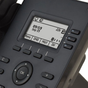 Màu đen và trắng Backlit hiển thị dual Gigabit cổng Ethernet 3 SIP tài khoản 3 dòng phím hỗ trợ PoE ALE-2 kép GE cơ bản SIP điện thoại - Product Image 2