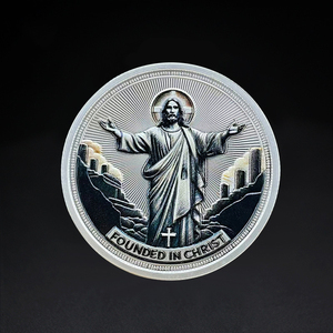 Xun Xin Metal personalizado Jesucristo moneda recuerdo Cruz cristiana <span class=keywords><strong>Caballero</strong></span> Templario Cruz Roja desafío moneda medallón moneda religiosa - Product Image 5