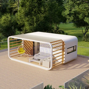Contenedor de cabina Apple residencial móvil totalmente equipado estructura de acero prefabricada para estadías en el hogar u hoteles - Product Image 2