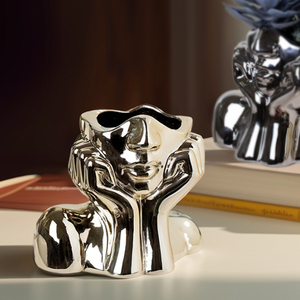 <span class=keywords><strong>Vaso</strong></span> per Fiori in Ceramica Elettroplaccata Stile Moderno Yuanwang, Vasi Decorativi per Interni in Bulk - Product Image 3