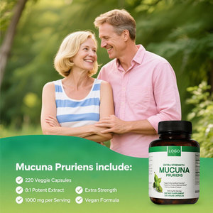 Mucuna Pruriens Veggie kapsül 220 sayısı gmo-ücretsiz yetişkin enerji takviyeleri yetişkinler için enerji ve dayanıklılık hamile kadınlar için değil - Product Image 3