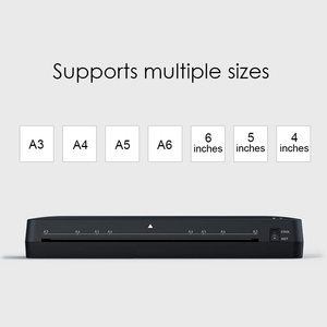 Foska A3 nhựa <span class=keywords><strong>2</strong></span> bánh xe <span class=keywords><strong>Laminator</strong></span> văn phòng A3 cán máy không thấm nước A4 <span class=keywords><strong>Laminator</strong></span> cho văn phòng - Product Image 3