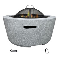 Nouvelle mode de personnalisation de jardin Barbecue pierre artificielle foyer avec Barbecue gril foyer cuisine de foyer gris contemporain