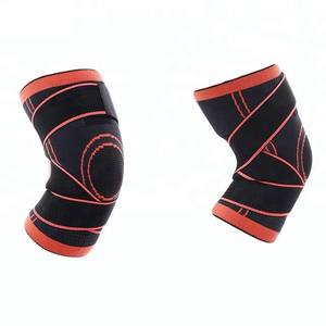 Fábrica Personalizado Ajustável Cotovelo Joelho Almofadas Compressão Manga Par Joelho Suporte com Alça - Product Image 5
