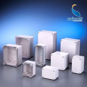 Saipwell/Saip IP66 ABS/PC Waterproof Plastic Die Cast Control Box Transparent ABS Plastic Material
