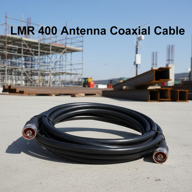 Good Quality LMR 400 Antenna Coaxial Cable High Effectiveness Low Loss Coaxial Rf Helium Antenna Cable