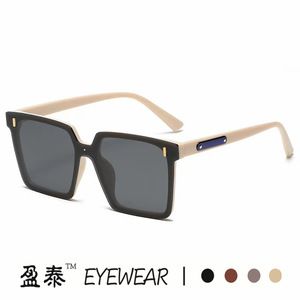 Korean Style Fashion <b>Sunglasses</b> Black PC Frame UV400 Protection Women's Irregular Shape Streetwear Sun Glasses - Product Image 3
