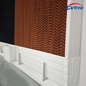 Système de refroidissement par évaporation avec cadre de gouttière extérieur en <span class=keywords><strong>PVC</strong></span> pour élevages de bétail, marque GUOYU - Product Image 3