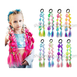Shinein - Nueva Extensión de Cabello Trenzado de 12 Pulgadas con Color Degradado para Niños, Extensión de Cabello Trenzado de Ganchillo con Burbujas para Niños - Product Image 6