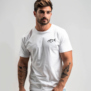 <span class=keywords><strong>เสื้อ</strong></span>ยืดแขนสั้น<span class=keywords><strong>ลาย</strong></span><span class=keywords><strong>ปลา</strong></span>โพลีเอสเตอร์ UPF 50 + UV สำหรับกันแดดกำหนดเอง100% - Product Image 2