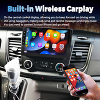Autoradio multimédia Android 15 ultra-plat avec GPS pour Ford Transit T250 2022, stéréo Bluetooth CarPlay