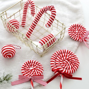 <span class=keywords><strong>Navidad</strong></span> gran franela suave sensación caramelo bastón bola decoración árbol <span class=keywords><strong>de</strong></span> <span class=keywords><strong>Navidad</strong></span> adornos colgantes-decoración perfecta para fiesta <span class=keywords><strong>de</strong></span> vacaciones - Product Image 1