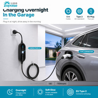 ZOPOISE ZA05 7KW IP66 Chargeur EV portable étanche de niveau 2 Type 2 Nouvelle application de charge WIFI pour station de recharge EV à domicile