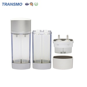 Envase Cosmético de Doble Cámara para Base de Maquillaje Líquida de 17 ml * 2, Botella con Doble Tubo y Bomba de Espuma para Crema Facial - Product Image 1