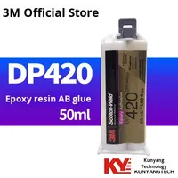 Colle 3M DP420 originale authentique, adhésif structurel, métal gris blanc, résine époxy, acrylique activé par l'eau