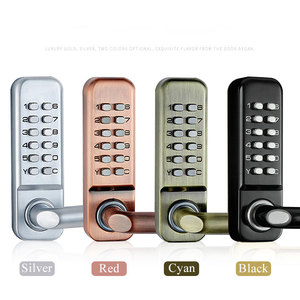 <span class=keywords><strong>Serrure</strong></span> de porte extérieure en acier <span class=keywords><strong>à</strong></span> combinaison <span class=keywords><strong>mécanique</strong></span> avec boutons sur la poignée - Product Image 2