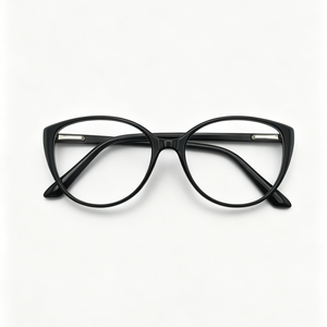 YX-2265 Montura de Gafas Negras de PC, Gafas de Moda Estilo Ojo de Gato Vintage para Hombre y Mujer, Gafas Ópticas, Lentes Graduadas - Product Image 5