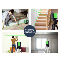 Pas cher Automatique Nivellement 2 Lignes Laser Vert Niveau Laser Croix Ligne Laser