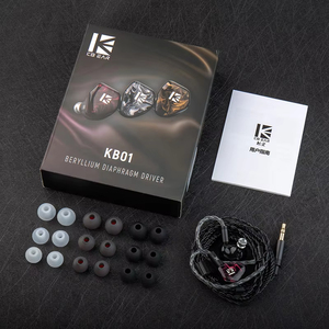 Écouteurs KBEAR KB01 avec diaphragme en béryllium, pilote dynamique de 10 mm, écouteurs HIFI, écouteurs filaires pour le sport, écouteurs intra-auriculaires, casque IEM - Product Image 6