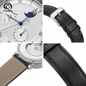 Montre automatique mécanique pour homme Ome Men's Moon Phase, chronographe étanche avec phases solaires et lunaires - Product Image 4
