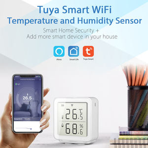Manufacturer WiFi Temperature and Humidity Sensor <b>Controller</b> Meter LCD Display Temperature Humidity Meter - Product Image 5