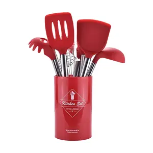 Chất lượng cao 8 cái thép không gỉ xử lý dao kéo Silicone phụ kiện Cookware Set Công cụ nấu ăn đồ dùng nhà bếp