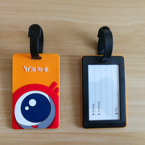 Tùy Chỉnh Mềm Cao Su PVC Hành Lý Tag 2D 3D Máy Bay Hành Lý Tag Du Lịch Phụ Kiện Phim Hoạt Hình Hành Lý Thẻ - Product Image 2