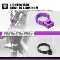 NICECNC pour Surron Light Bee X S L1E 2025 2024, kit de fixation de guide de tuyau de fourche avant, collier de serrage de conduite de frein, accessoires pour moto électrique tout-terrain