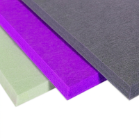 Panneau acoustique en fibre de polyester PET de 12 mm, panneau plat absorbant le son, décoration murale et de plafond, réduction du bruit