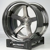 Jantes Bku forgées en 2 parties 5x120.65 pour Chevrolet Corvette C8 C7 C6 C5 ZR1 Z06 18 20 pouces, jantes en alliage concaves profondes
