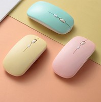 Computer Accessories Hardware Software Computer Gaming Mouse Wireless 2.4ghz Optical Rechargeable Mouse With USB Charging Cable