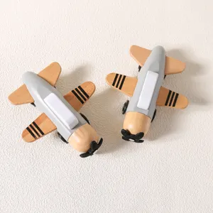 Avião de madeira para crianças, brinquedo educativo de desenho animado, presente para crianças