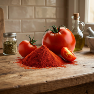 Poudre de tomate bio de qualité supérieure, séchée à l'air, en vrac, pour applications alimentaires : soupes, bouillons, sauces, ketchup, pizzas, pâtes - Product Image 3