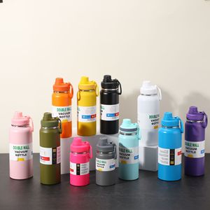 Double Wall Vacuum Bottle Stainless Steel Insulated Water Bottle Large Capacity Sports Kettle Car Portable Outdoor Travel Kettle - Product Image 1