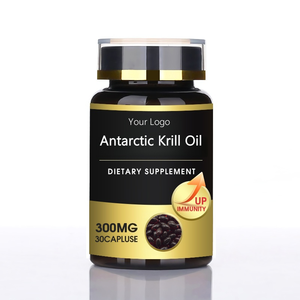 Antarctic krill Softgels กับ <span class=keywords><strong>Omega</strong></span>-<span class=keywords><strong>3</strong></span> <span class=keywords><strong>EPA</strong></span>,<span class=keywords><strong>DHA</strong></span>, choline และ astaxanthin sustainably sustainably, Non-GMO, vegetarotic capsules - Product Image 1