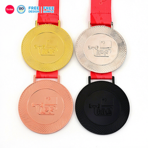 Medallas circulares de metal de oro/plata/bronce hechas a medida, trofeos de triunfo de levantamiento de pesas únicos a medida, forma icónica personalizada - Product Image 1