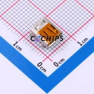 HDMI-GD-121PWB HDMI Connector Through hole Component (THT) Connector HDMI-D Female 19P Right Angle Insert - Product Image 1